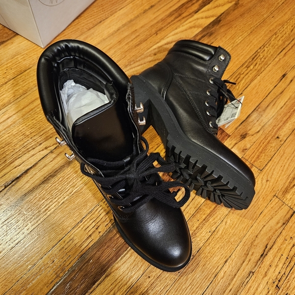 NWT Zara Black Boots Size 8 - Picture 4 of 6